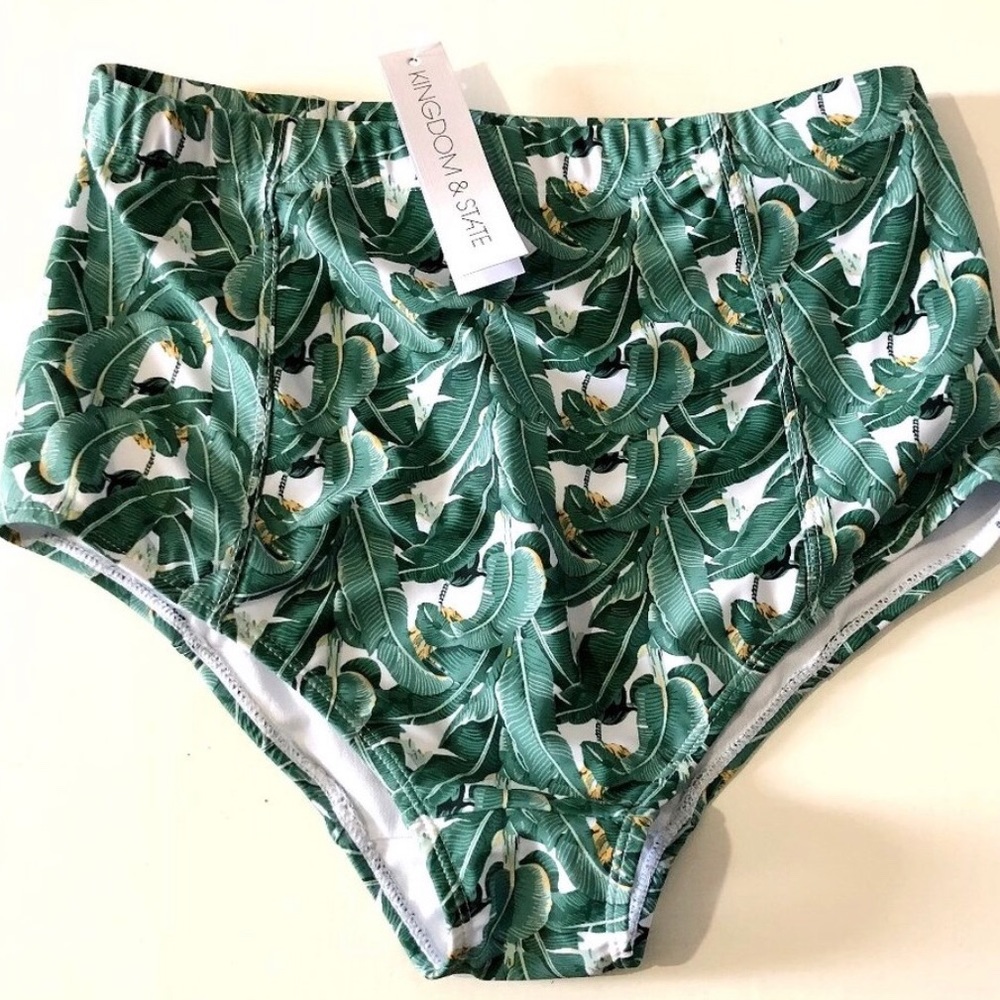 High waisted bikini bottoms